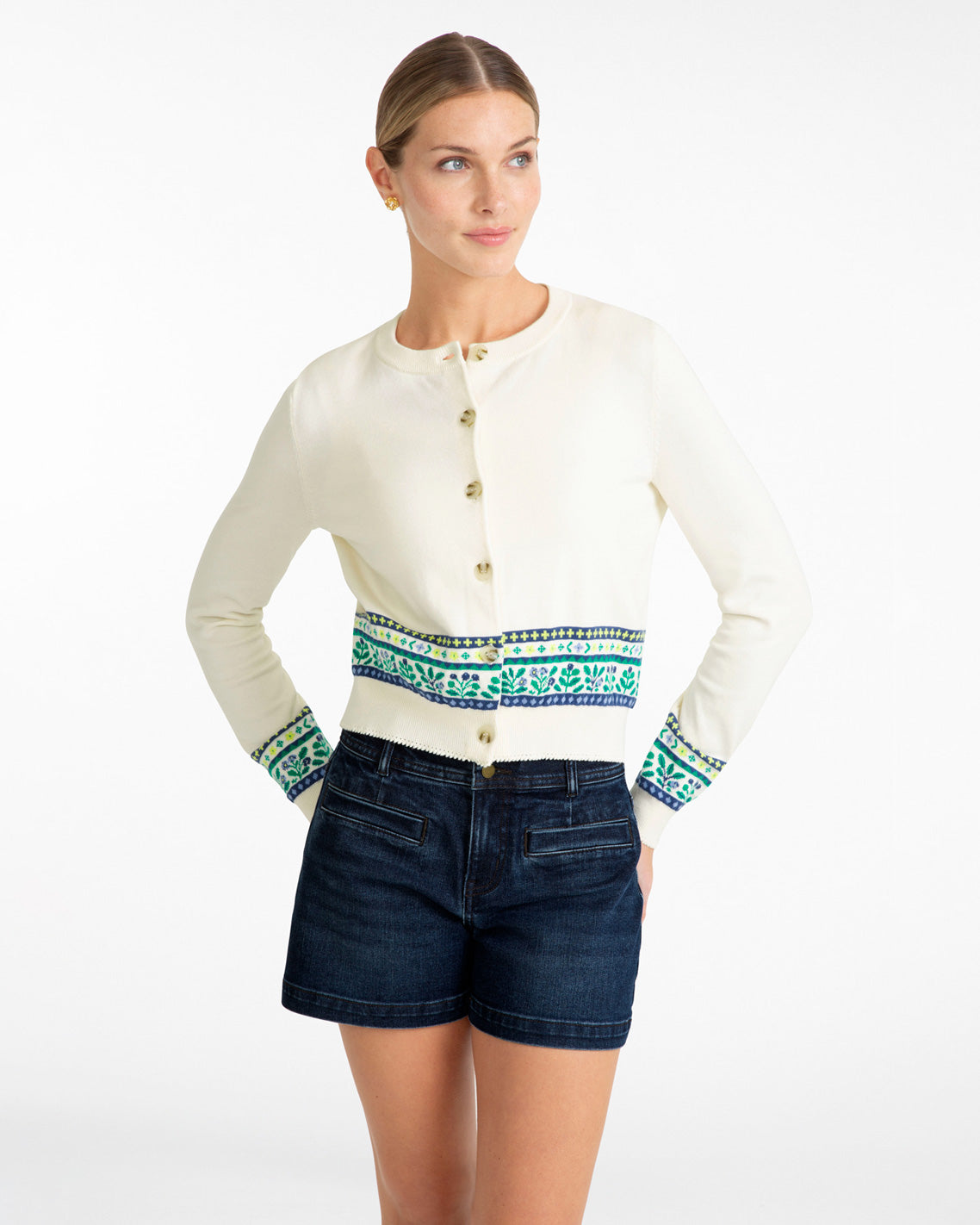 Printed Cardigan